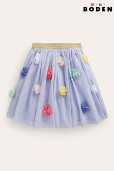 Boden Blue Pom Pom Tulle Midi Skirt (N71390) | AED205 - AED233