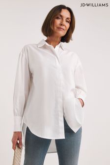 Jd Williams White Essential Shirt (N71477) | 143 LEI