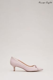 Phase Eight Pink Bow Kitten Heel Shoes (N71548) | ₪ 548