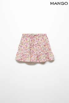 Mango Ruffle Flower Print Skirt (N71623) | €25