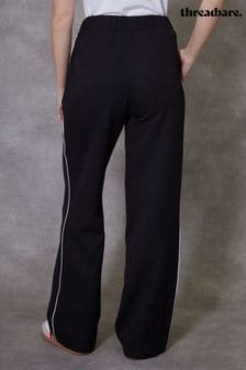 Threadbare Black Tailored Trousers With Piping Detail (N71696) | €54