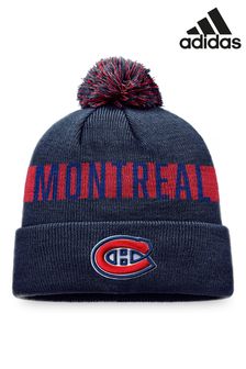 adidas Blue NHL Montreal Canadiens Fundamental Bobble Hat (N71715) | AED122