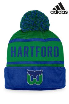 adidas Green NHL Hartford Whalers Heritage Bobble Hat (N71754) | AED122