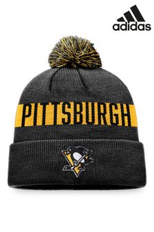 adidas Black NHL Pittsburgh Penguins Fundamental Bobble Hat (N71780) | €35