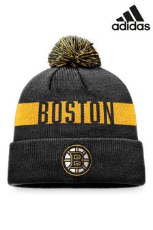 adidas Black NHL Boston Bruins Fundamental Bobble Hat (N71798) | $61