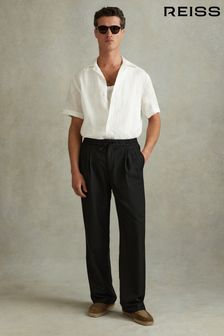 Reiss Arden Relaxed Twill Drawstring Trousers