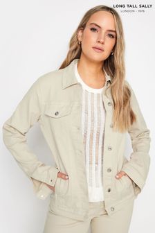 Long Tall Sally White Tall Denim Jacket (N72605) | AED277