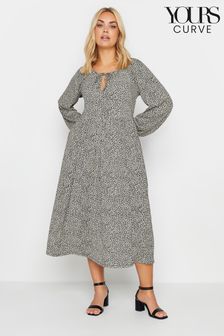 Yours Curve Textured Midaxi Dress