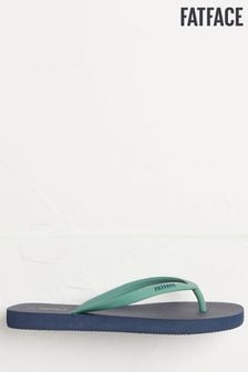 FatFace Green Portloe Flip Flops (N72991) | ￥2,640