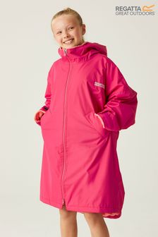 Regatta Pink Junior Waterproof Fleece Lined Changing Robe (N73138) | kr636