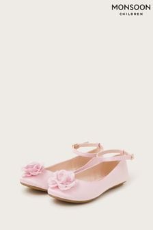 Monsoon Pink Anise Rose Ballerina Flats (N73198) | AED185 - AED213