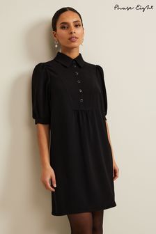 Phase Eight Black Petite Claudia Pearl Dress (N73663) | ₪ 448