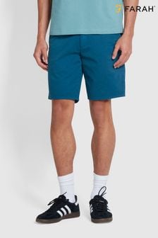 Grün - Farah Hawk Stückgefärbte Chino-Shorts (N73831) | 101 €