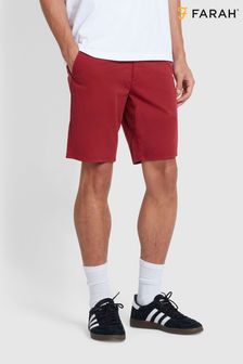 Farah Hawk Garment Dyed Chinos Shorts (N73846) | kr844