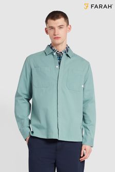 藍色鉻色 - Farah Leon Long Sleeve Shirt (N73982) | NT$3,970