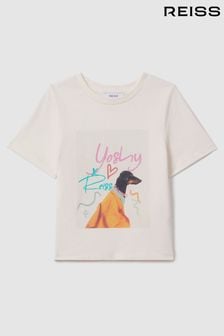 Bunt - Reiss Yoshy Bedrucktes T-Shirt aus Baumwolle (N74091) | 41 €