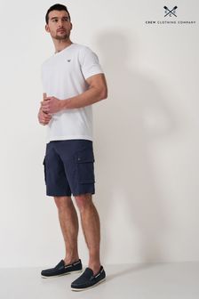 Modra - Crew Clothing Company bombažne klasične kratke hlače za vsak dan (N74706) | €67