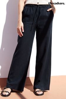 Черный - Широкие льняные брюки Blend Threadbare (N74730) | €37
