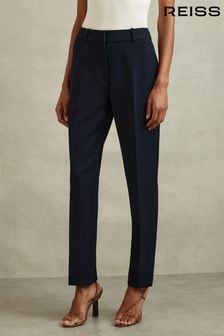 Reiss Navy Gabi Petite Slim Fit Suit Trousers (N74801) | €149