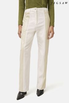 Jigsaw Beck Patent Panelled Jeans (N74909) | €204