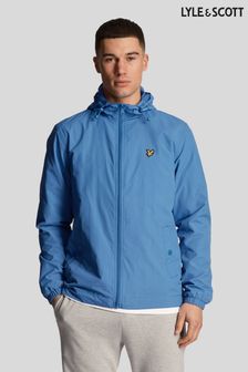 Lyle & Scott Blue Zip Through Hooded Jacket (N74910) | €119