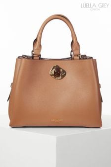 Luella Grey Brown Margaux Tote Cross-body Bag (N74965) | €140