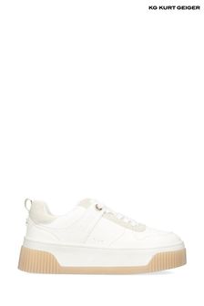 Kg Kurt Geiger White Landon Trainers (N74976) | €171