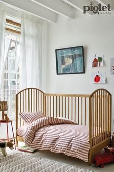 Piglet In Bed Kids Bettwäsche-Set aus Seersucker-Baumwolle (N75249) | 139 €