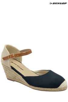 Dunlop Blue Ladies Wedge Espadrille Shoes (N75370) | OMR18