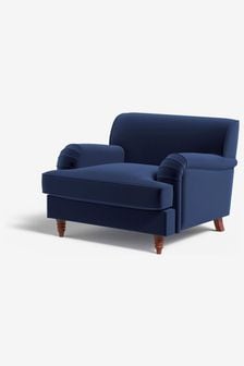 MADE.COM Matt Velvet Navy Blue Orson Loveseat (N75525) | €950