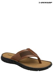 Dunlop Brown Toe Post Mens Sandals (N75633) | $60