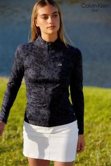 Calvin Klein Golf Canvas Print 1/2 Zip Top