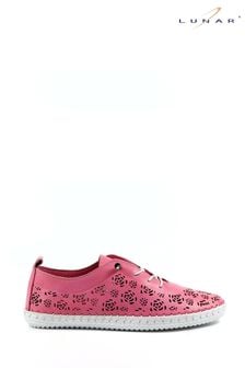 Lunar Bamburgh Leather Plimsoll Shoes (N75768) | €70