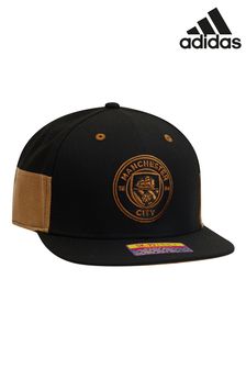 adidas Black Unisex Manchester City Truitt Snapback Cap (N75788) | AED172