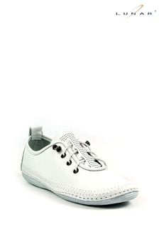 Lunar Abbie Lea Plimsoll White Shoes (N75791) | kr688