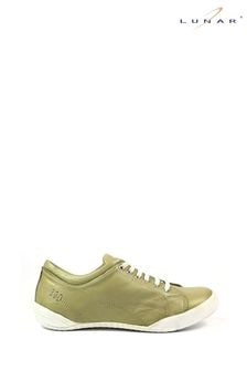حذاء رياضي جلد Carrick II أخضر كاكي من Lunar (N75830) | 360 د.إ