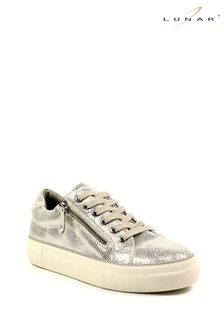 Lunar Shimmer Silver Trainers