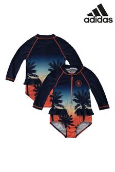 adidas Blue Chelsea Hawaiian Swimsuit (N75901) | SGD 48