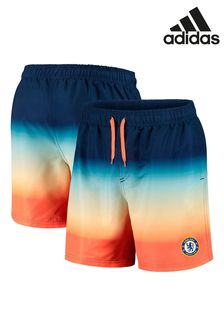 adidas Blue Chelsea Hawaiian Swim Shorts (N75902) | LEI 149