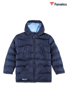 adidas Blue Manchester City Longline Padded Jacket (N75908) | €100