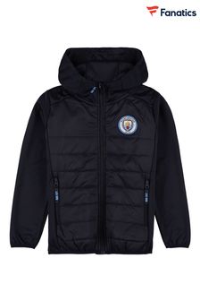 adidas Black Manchester City Hybrid Jacket (N75909) | CA$186