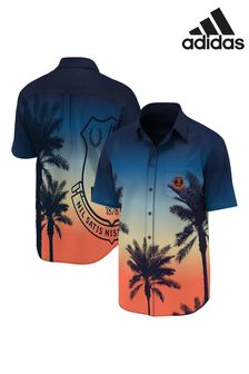 adidas Blue Everton Hawaiian Shirt (N75922) | $77