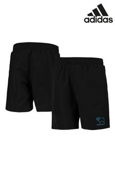 adidas Black Derby County Hawaiian Swim Shorts (N75923) | kr460