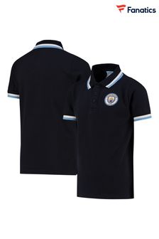 adidas Blue Manchester City Tipped Polo Shirt (N75926) | ₪ 101