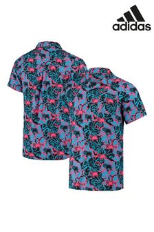 adidas Blue Derby County Hawaiian Shirt (N75927) | €44