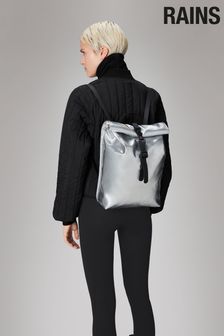 Rains silver backpack discount