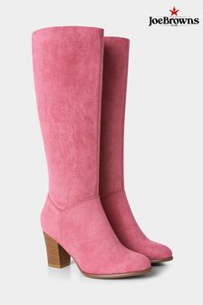 Joe Browns Pink Statement Retro Knee High Boots (N76026) | €106