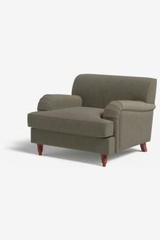 MADE.COM Cotton Weave Dark Olive Orson Loveseat (N76191) | €1,025