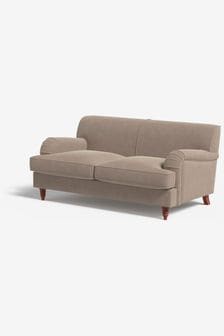MADE.COM Matt Velvet Taupe Grey Orson 2 Seater Sofa (N76203) | €1,225