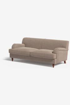 MADE.COM Matt Velvet Taupe Grey Orson 3 Seater Sofa (N76204) | €1,350